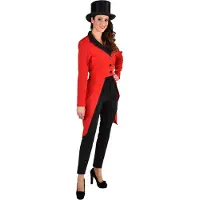 Coppens Slipjas rood - 100% Polyester / Woven fabric - Carnavalsjassen | Maat 46 |