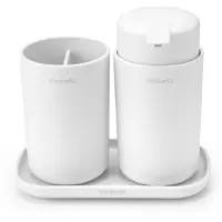 Brabantia ReNew Badkameraccessoires Set - 3-delig - White