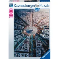 Ravensburger Puzzel 1000 stukjes - Parijs vanuit de lucht - - Landschap en natuur - Gemengd - Vanaf 14 jaar