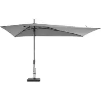 Madison Parasol Asymetric Sideway Light Grey Grade 6 (220 x 360 cm)