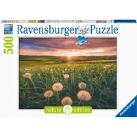 Ravensburger puzzel Paardenbloemen bij zonsondergang - Legpuzzel - 500 stukjes