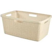 Curver jute wasmand 46 liter offwhite |