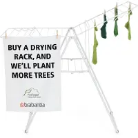 Brabantia HangOn droogrek 20 meter - Wit