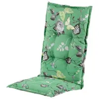 Hartman tuinstoelkussen Linde Green - 50% Polyester / 50% Katoen - Tuinkussens hoge rug dik -