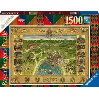 Ravensburger puzzel Harry Potter Hogwarts Map - Legpuzzel - 1500 stukjess