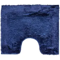 Wicotex toiletmat 60x50cm uni blauw