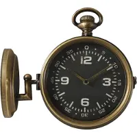 Coppens Klok ro Rondal goud-L9,5B30H28CM |