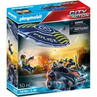 Playmobil Police Parachute: Persecution Of The Amphibious Vehicle Veelkleurig 4-7 Years Kinderen