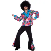 Wilbers Outfit seventies blok | Maat Xxl
