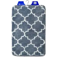 Coppens Wicotex badmat 60x90 cm grijs marseille