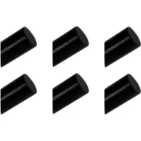 QUVIO Houten wand haakje - s set van 6