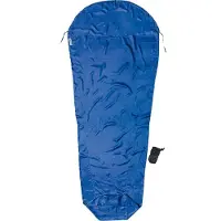 Cocoon - MummyLiner Silk - Reisslaapzak 210 x 90/56 cm, blauw