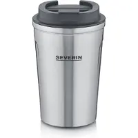 Severin ZB 5555 reisdrinkbeker 350 ml Grijs, Zilver Roestvrijstaal