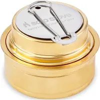 Solo Stove Solo-alcoholbrander | Kampeeraccessoire, Efficiënte kookplaat met alcoholbrander en vlamregelaar, sudderdeksel, rubberen O-ring
