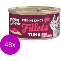Edgard & Cooper Edgard&Cooper Fillets 70 g - Kattenvoer - 48 x Tonijn&Kip