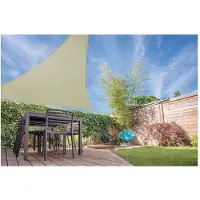 Pro Garden Ambiance Schaduwdoek Driehoek 360x360x360 cm Zand