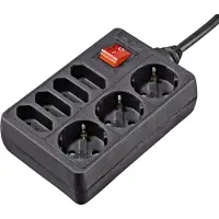 Hama Stekkerdoos 7-voudig - schakelaar 1,4m - 108868