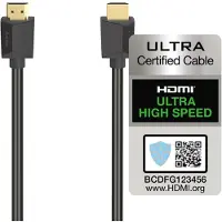 Hama Ultra High-speed HDMI-kabel Gecertificeerd Conn.-connector 8K 1,0 M