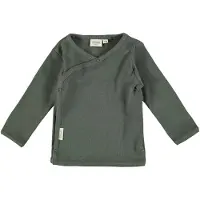 Little Indians unisex overslag shirt LS13-DO groen | Maat: 74-80