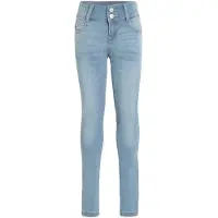 Cars high waist skinny jeans Amazing bleached used Blauw Meisjes Stretchdenim - maat 116