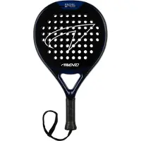 Avento Padel Racket Tirador - GFRP - Rond - Zwart/Blauw