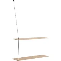 Woud Stedge plank 80 cm. wit gepigmenteerd eiken
