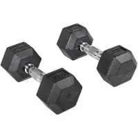 Olive Rubber Hex 9kg Dumbbell 2 Eenheden