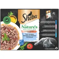 Sheba Kattenvoer - Nature's Collection - Vis Selectie in Saus - 48x85g