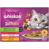 Whiskas Kattenvoer In Saus Tasty Mix Keuze Van De Chef Adult 85 G 12 Stuks