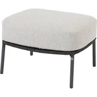 4 Seasons Outdoor Calpi voetenbank met kussen antraciet