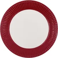Greengate Ontbijtbord Alice claret red (Ø 23 cm)