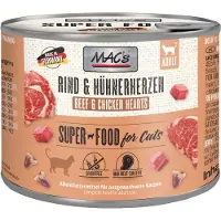 Mac'S 6x200g Rund/Kippenharten Kattenvoer