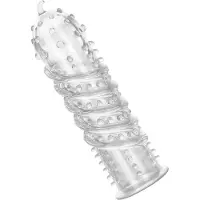 EIS Penisschede met ribbel- en noppenstructuur, 15,5 cm