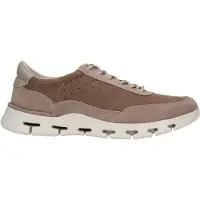 Clarks Nature X One Veterschoenen | Maat 9.5 Heren Taupe