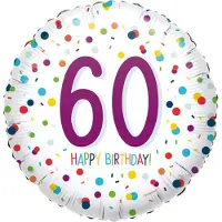 Amscan Folieballon 60 ‘Happy Birthday’ Multicolor - 43 cm