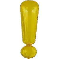 Amscan Folieballon Uitroepteken 86 Cm Goud