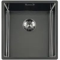 Lorreine Royal series spoelbak 34x40cm gun metal