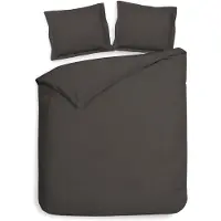 Heckett & Lane Punto dekbedovertrek 240x200/220 Classic Anthracite