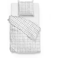 Zo! Home Dekbedovertrek Delon Off-white Satijn-140 x 200 / 220 cm | 1-Persoons