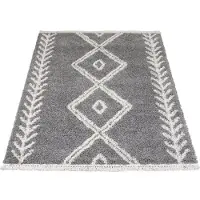 Home67 Vloerkleed rabat grey 200 x 280 cm