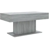 vidaXL Salontafel grijs Sonoma, 96x50x45 cm, houtvezel