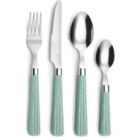 Big Buy Cooking Bestekset Amefa Paille 24 Onderdelen Metaal Tweekleurig (25 cm)