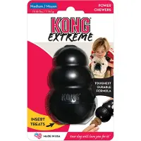 Kong hondenspeelgoed Extreme zwart - natuurlijk rubber - 9 x 6 x 6 cm