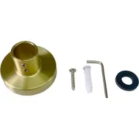 Saniclear Brass muurbevestiging regendouche