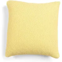 Marc O'Polo Sierkussen Nordic Knit Pale Yellow (50 x 50 cm)
