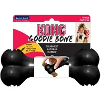 Kong Extreme Goodie Bone - Large - Zwart - Rubber - 22 cm