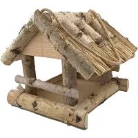 Garden Spirit Voederhuisje Hangend voederhuis - Berk & Stro - - 22031 - Vogelvoederhuisje voor Vogels