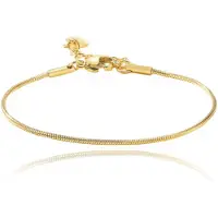 Cilla Jewels Stijlvolle Goudkleurige Verstelbare Smalle Damesarmband