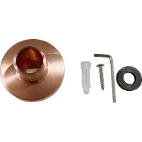 Saniclear Copper muurbevestiging regendouche