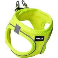 Topmast Airmesh Hondentuig - Click & Go - Groen - 2XS - Reflecterend - Harnas Hond - Hondentuigje - Hondenharnas - Voor Puppy, Kleine, Medium en Grote Hond